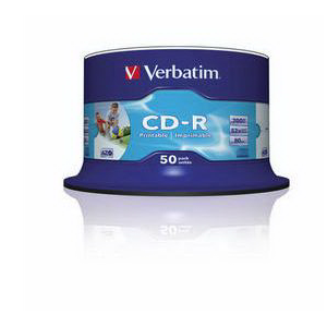    Verbatim CD-R80 48x 700  (50 )  cake box