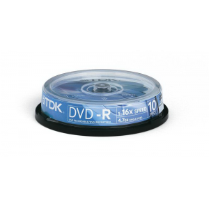    DVD-R TDK 4,7Gb 16x Cake Box (10)