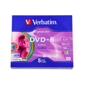    VERBATIM DVD+R 16x 4,7Gb Color Slim (5 )