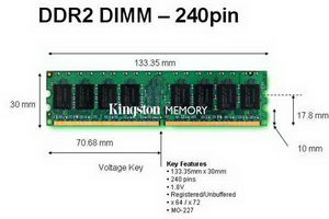  DDR2 800 1Gb PC2-6400 ( /)