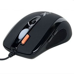  A4Tech X7 L-750MK  (black) USB, 6, 1-, 3600 DPI, mini game mouse