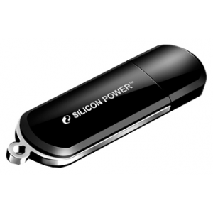 USB2.0 Flash Drive 16Gb Silicon Power Luxmini 322 [SP016GBUF2322V1K] Black