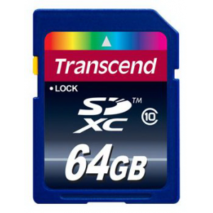   SDXC 64Gb Transcend Class 10 TS64GSDXC10