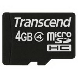   microSDHC 4Gb Transcend Class 4 TS4GUSDC
