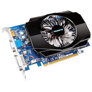  NVIDIA GeForce GT730 2Gb Gigabyte GV-N730-2GI (730Mhz  2Gb 1800Mhz 128 bit GDDR3 DVI HDMI HDCP)
