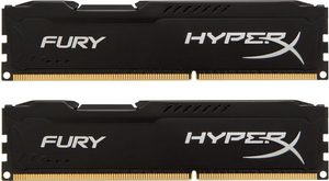   DDR3 1600 16Gb (2x8Gb) (PC3-12800) Kingston HX316C10FBK2/16 HyperX Fury Black