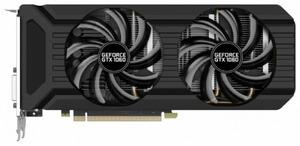  NVIDIA GeForce GTX1060 3Gb PALIT PA-GTX1060 Dual 3G (1506Mhz 3Gb 8000Mhz 192 bit DVI HDMI 3xDP)