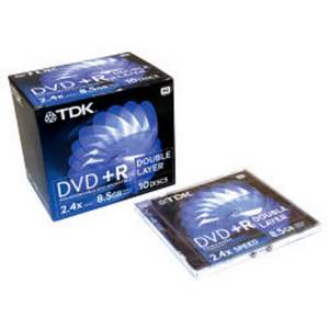    TDK DVD+R 8x 8.5Gb Jewel Case 5.