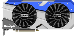  NVIDIA GeForce GTX1080 8Gb PALIT PA-GTX1080 GameRock Premium 8G (1885MHz 8Gb 10500MHz 256Bit GDDR5X DVI-D, HDMI, 3xDisplayPort)