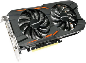  NVIDIA GeForce GTX1050Ti 4Gb Gigabyte GV-N105TWF2OC-4GD (1468MHz 4Gb 7008MHz 128Bit GDDR5 DVI 3xHDMI DP)