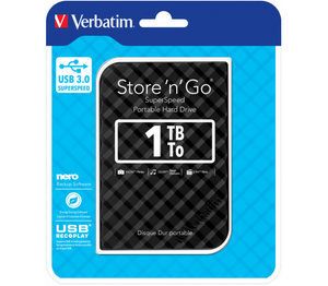   USB2.0 500Gb 2.5" Verbatim Portable Store'n'Go [53193]