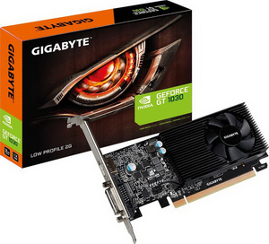  NVIDIA GeForce GT1030 2Gb Gigabyte GV-N1030D5-2GL (1257Mhz 2Gb 6000Mhz 64bit DVI-D HDMI)