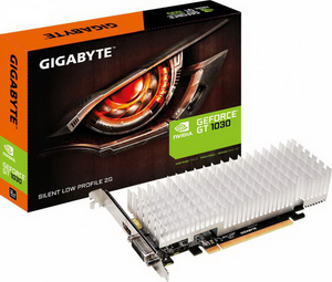  NVIDIA GeForce GT1030 2Gb Gigabyte GV-N1030SL-2GL (1227Mhz 2Gb 6000Mhz 64bit DVI-D HDMI)