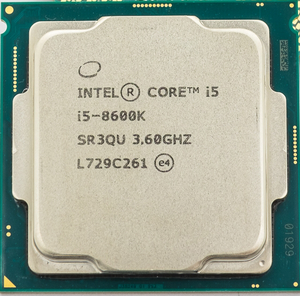 Intel Core i5-8600K 3.6GHz 9Mb LGA1151 Coffee Lake BOX