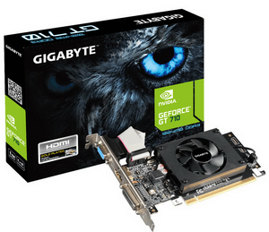  NVIDIA GeForce GT710 1GB Gigabyte GV-N710D3-1GL (V2.0)