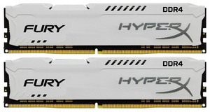   DDR4 2133 32Gb (2x16Gb) (PC4-17000) Kingston HX421C14FWK2/32 HyperX Fury White