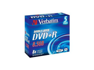  DVD+R 8,5Gb VERBATIM Double Layer 5  Jewel Case