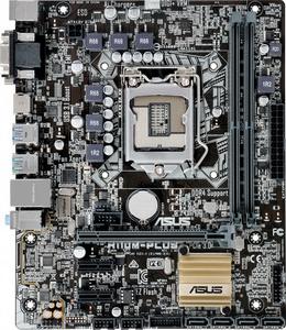   ASUS H110M-PLUS (H110M LGA1151 DDR4, PCI-E, Dsub, DVI, GBL, SATAII, ATX)