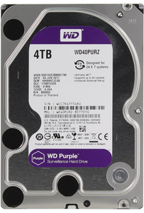  4Tb WD Purple WD40PURZ 5400rpm 64Mb