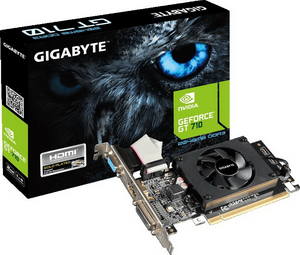  NVIDIA GeForce GT710 2Gb Gigabyte GV-N710D3-2GL