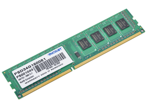   DDR3 1600 4Gb (PC3-12800) Patriot PSD34G160081