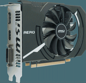  AMD Radeon RX 550 4Gb MSI AERO ITX 4G OC
