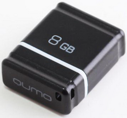  USB2.0 8Gb QUMO NANO [QM8GUD-NANO-B] Black