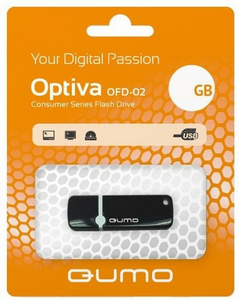  USB2.0 16Gb QUMO Optiva 02  [QM16GUD-OP2-Black]